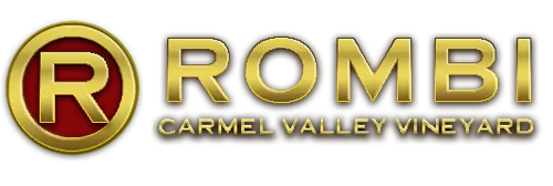 A gold colored logo for the carmel valley.